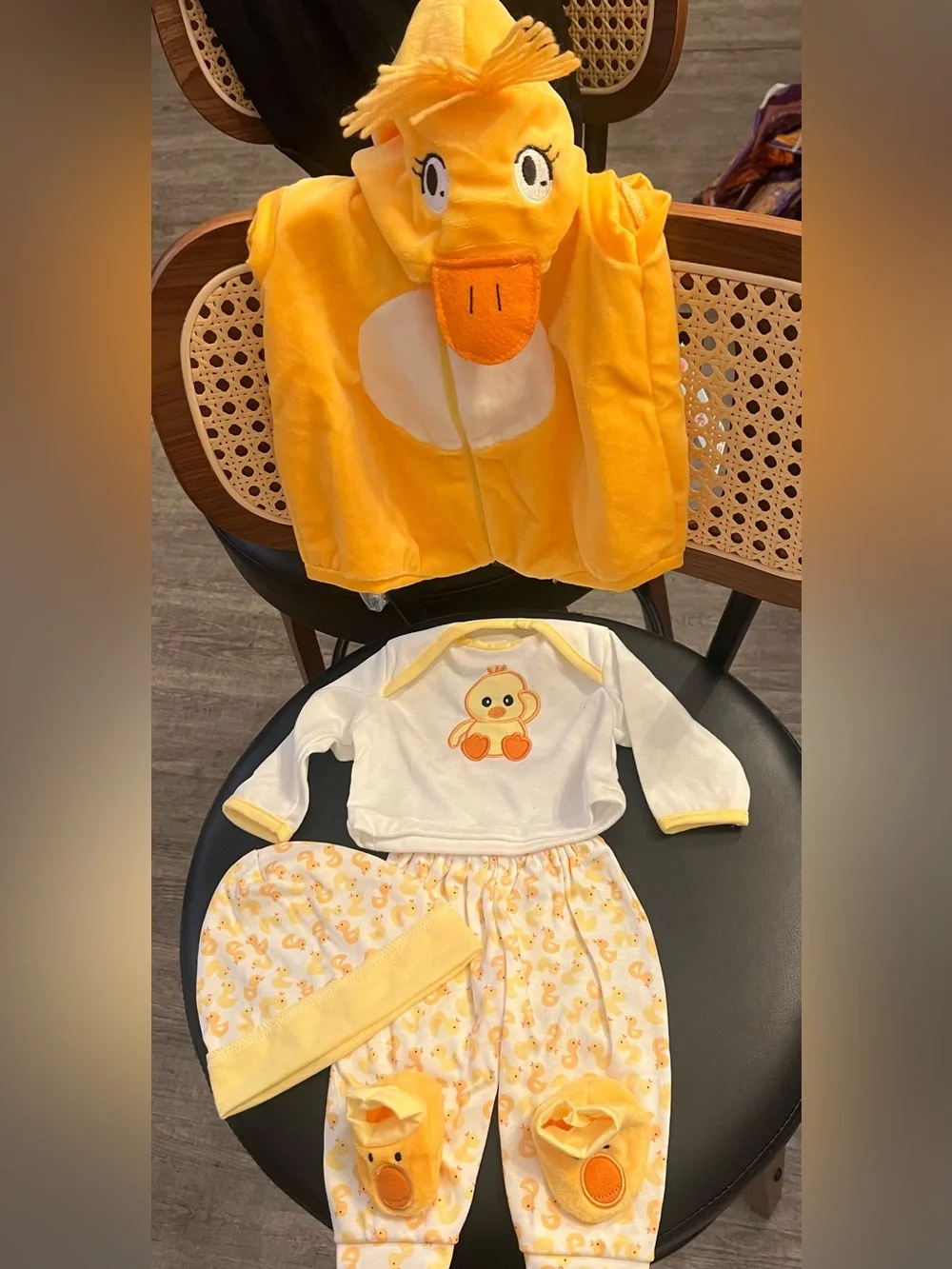 6 piece Duckling toy doll outfit set -17-19” dolls NEW